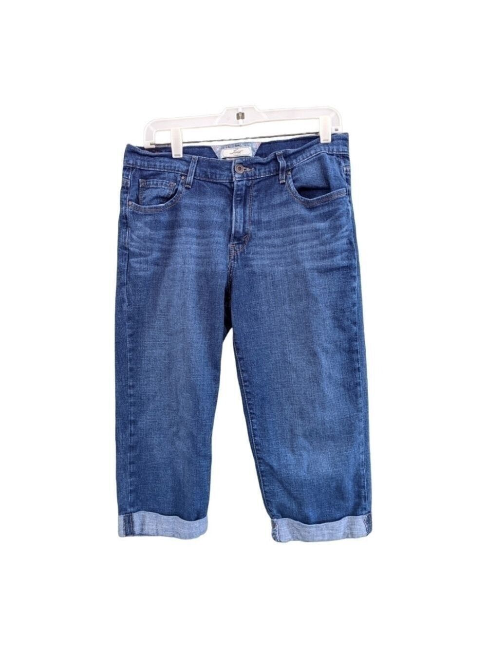 Levi's | Rolled Hem Cropped Jean | Size 10 - 32 waist EUC